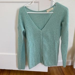 Sezane Barry Cardigan XS Sea green